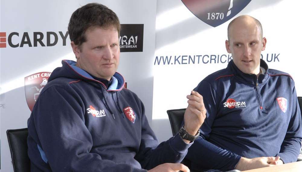 Rob Key (L) took back the reins from James Tredwell on Wednesday afternoon.