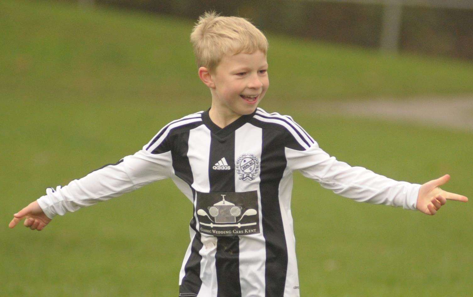 Real 60 Panthers under-7s are all smiles against New Road Giants Picture: Steve Crispe