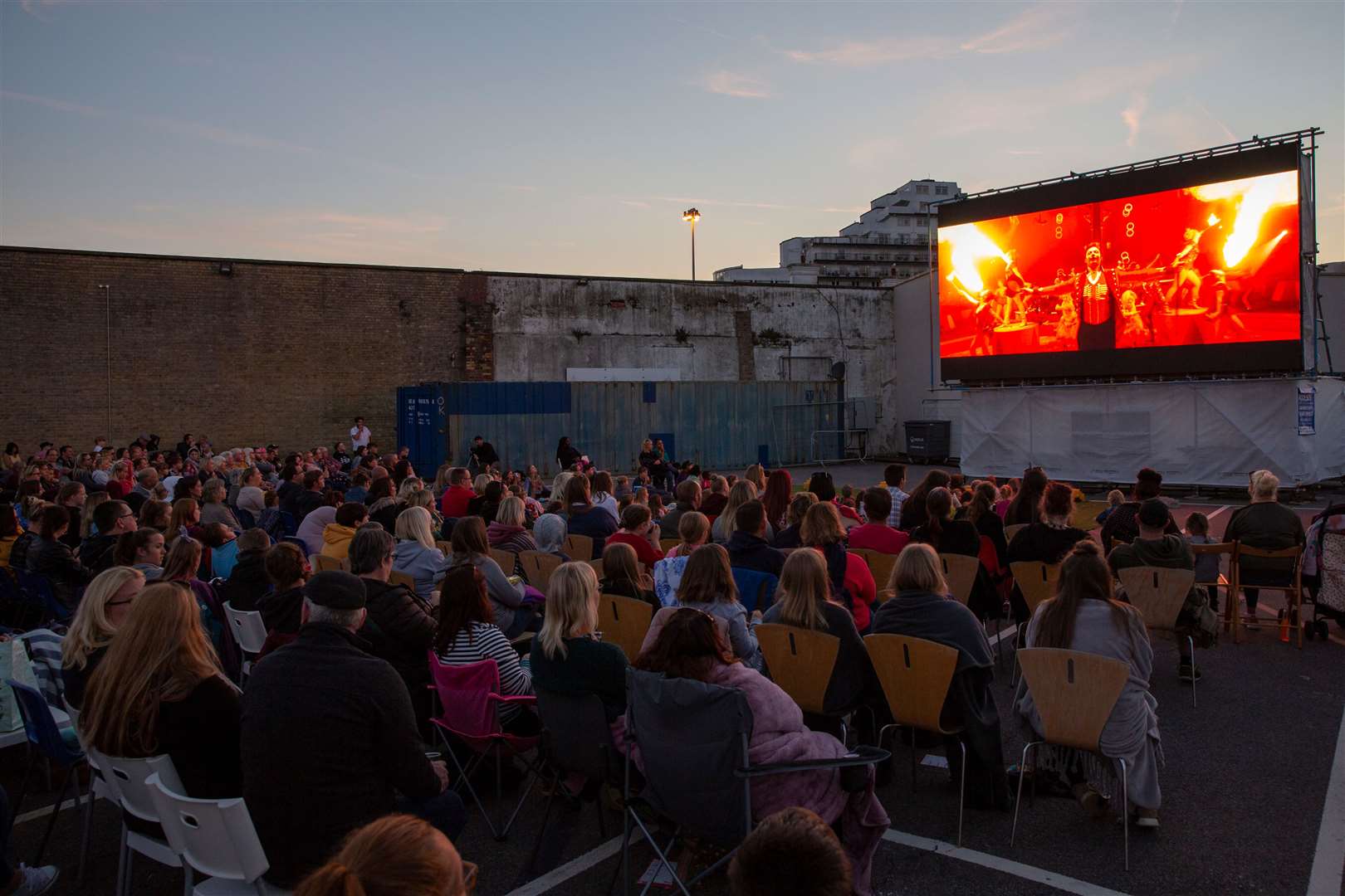 The Greatest showman screening on the Harbour Screen last year. Picture: Andy Aitchison