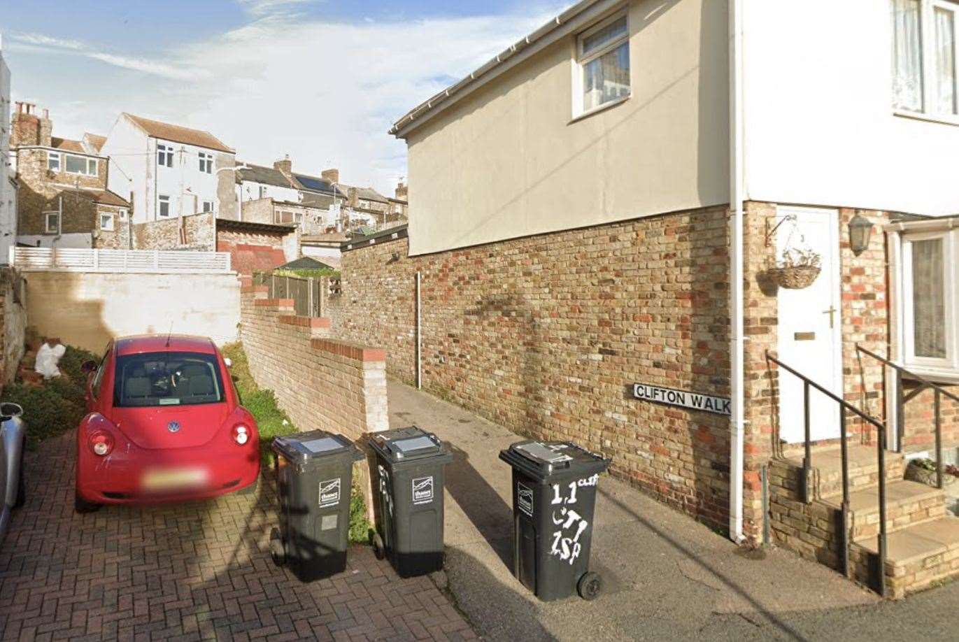 Suspected drug dealing has been reported from the property in Clifton Walk, Cliftonville. Picture: Google