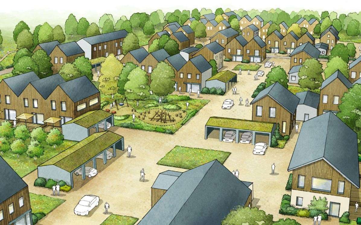 Outline planning permission includes approval for 375 homes. Pic: Quadrant and DHA Planning