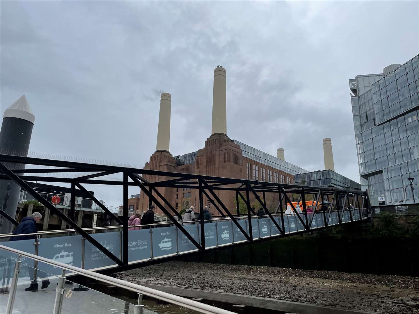 We decided to continue on to Battersea Power Station