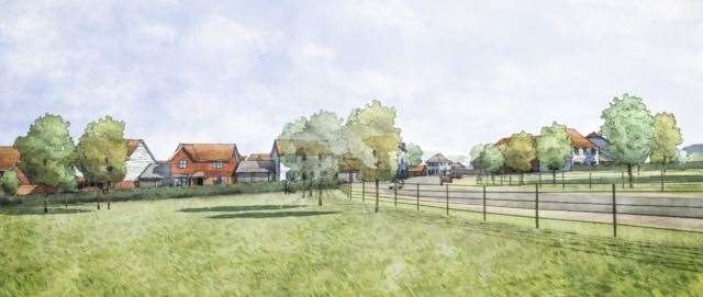 How the new homes would have looked. Picture: Berkeley Homes and OSP Architecture