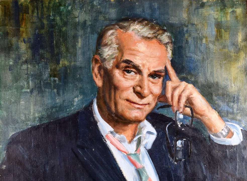 Bernard Hailstone's portrait of Laurence Olivier. Picture provided by Special Auction Services