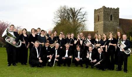 Maidstone Winds, who will be premiering a new piece. Picture copyright Helen Cockersole