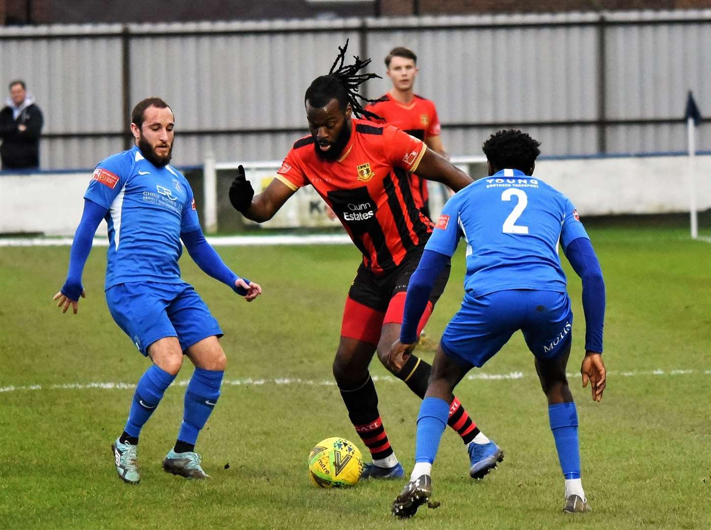 Sittingbourne striker Duane Ofori-Acheampong. Picture: Ken Medwyn