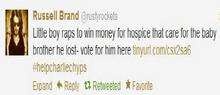 Russell Brand tweet