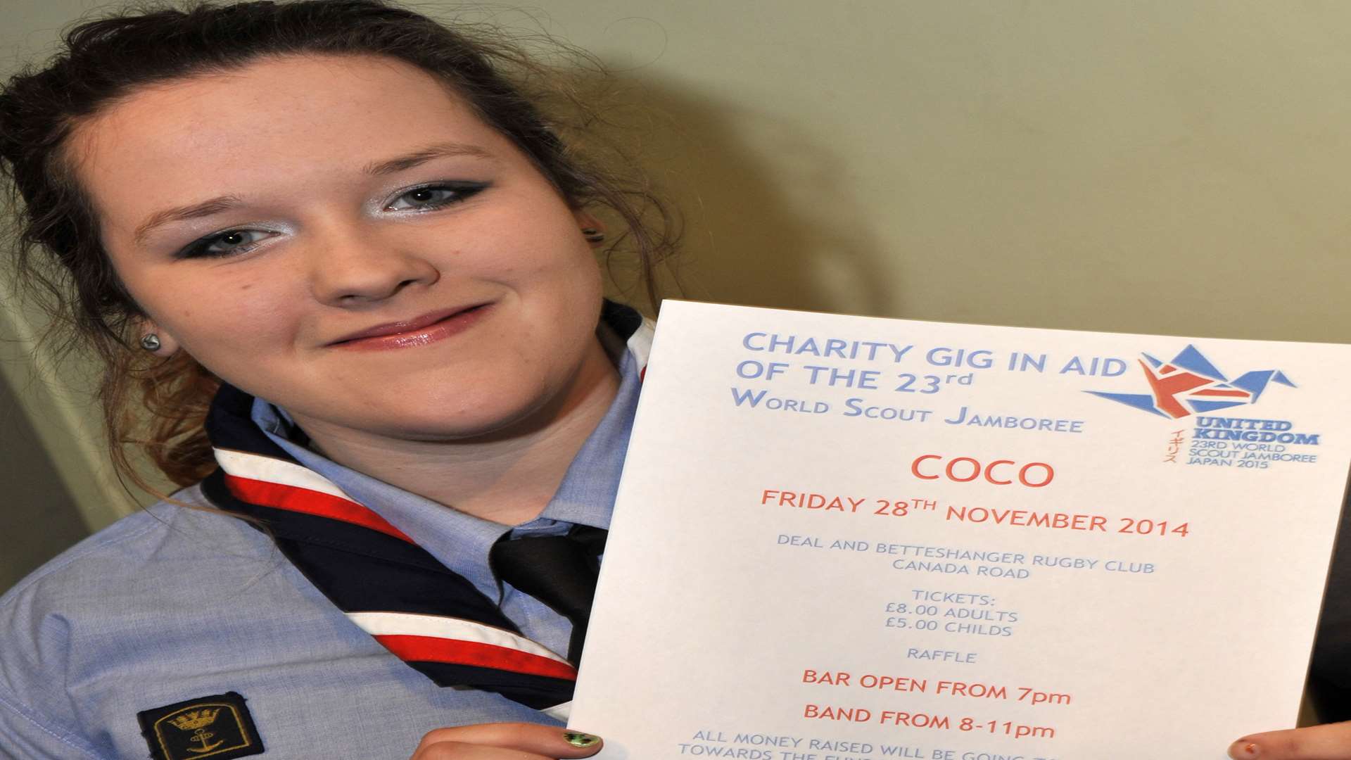 Abi Stockhall is fundraising so she can attend the 2015 jamoree in Japan