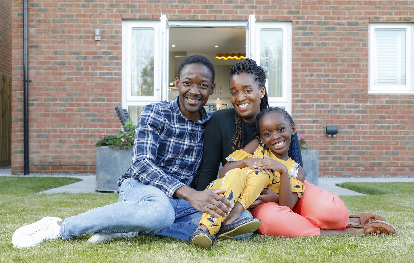 Ayo Adigun, Wariara Waireri and their daughter, Tobi, have moved into Dandara’s Willow Grove in Collier Street