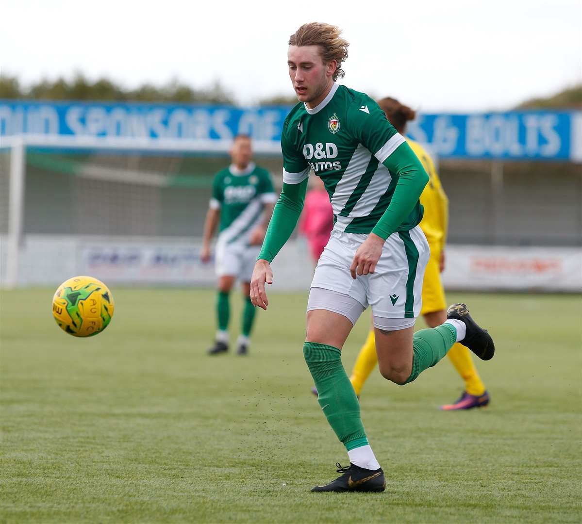 Ashford United hat-trick man Tommie Fagg Picture: Andy Jones