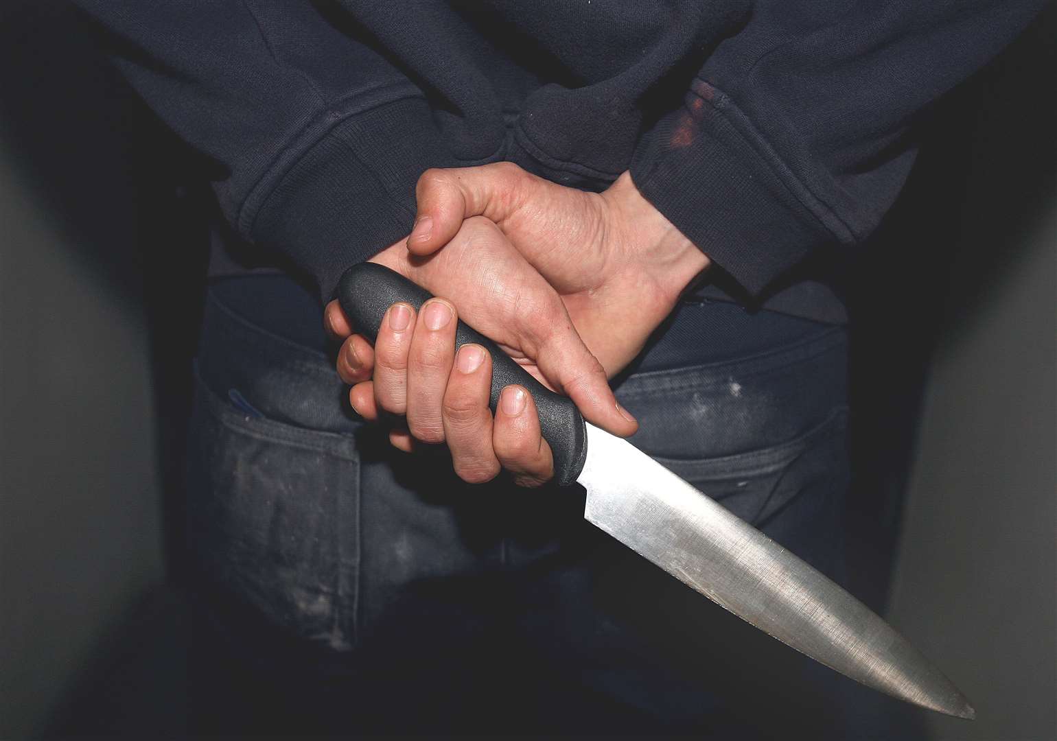 Samuels had taken the knife out in the middle of a supermarket. Stock image