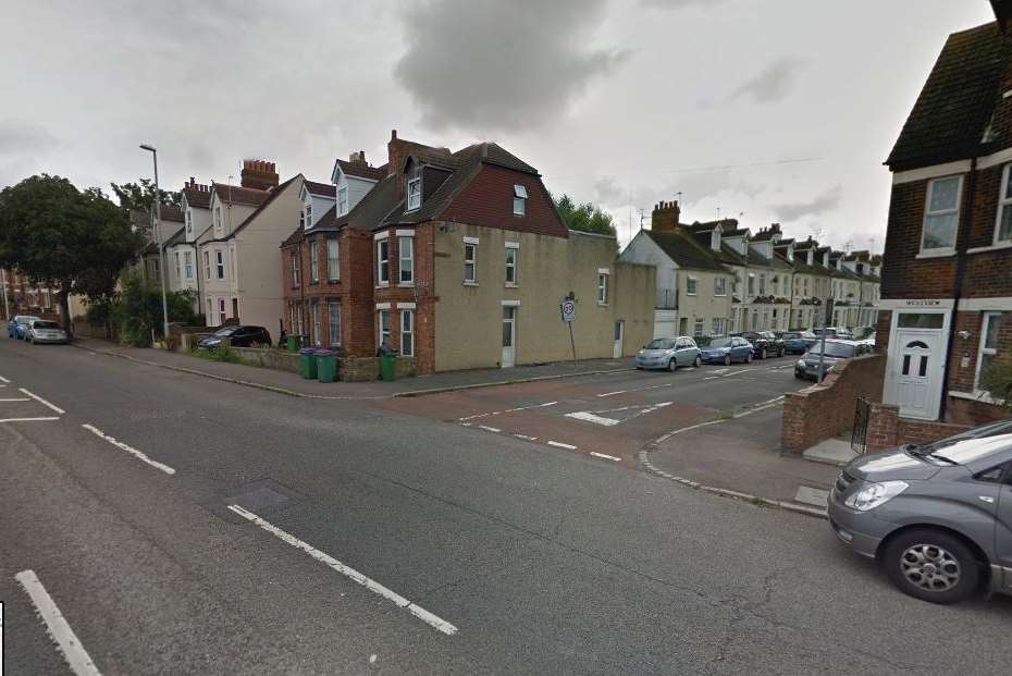 The attack happened at the corner of Invicta Road and Canterbury Road. Picture: Google