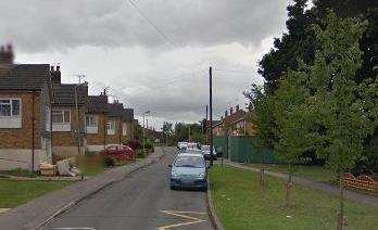 The attack happened after a party at Oaktree Road in Ashford. Picture: Google Street View