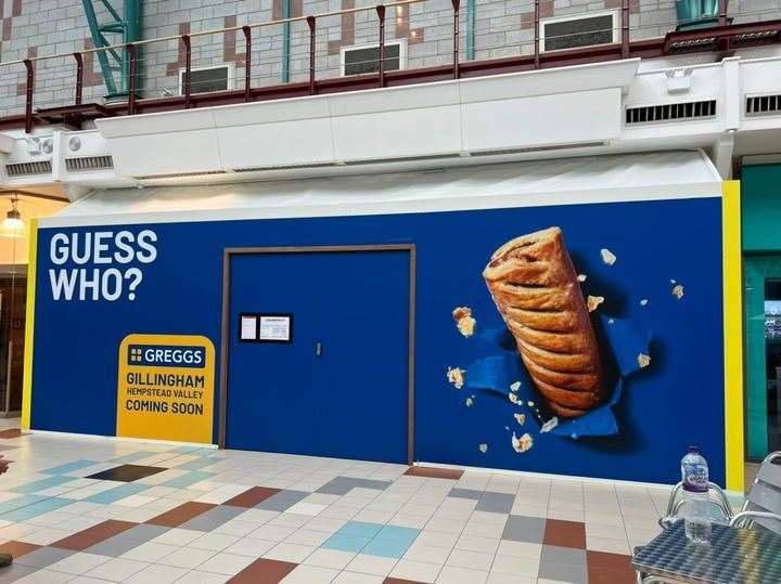 Greggs is coming to Hempstead Valley. Image: Hempstead Valley Shopping Centre (58699866)