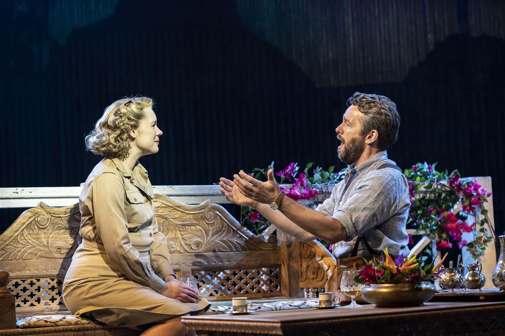 The show is a wartime love story set on a South Pacific island. Picture: Johan Persson
