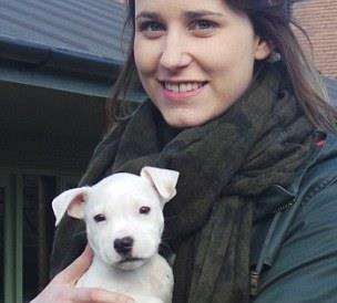 Rochelle Haywood with Prince Charming five years ago. Picture: Dogs Trust (6430480)