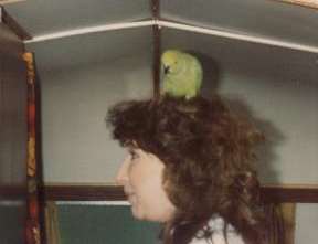 Julie and Beaky in 1982