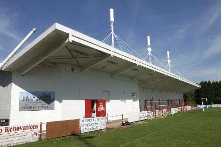 Chatham Town's ground has suffered at the hands of vandals