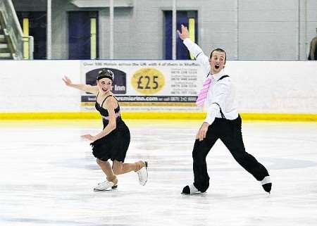 Ice-skating success for Medway pair