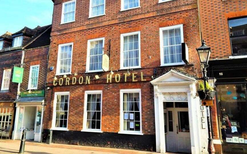 The Gordon House Hotel in Rochester High Street is on the market for £1.9million. Picture: Greenleaf