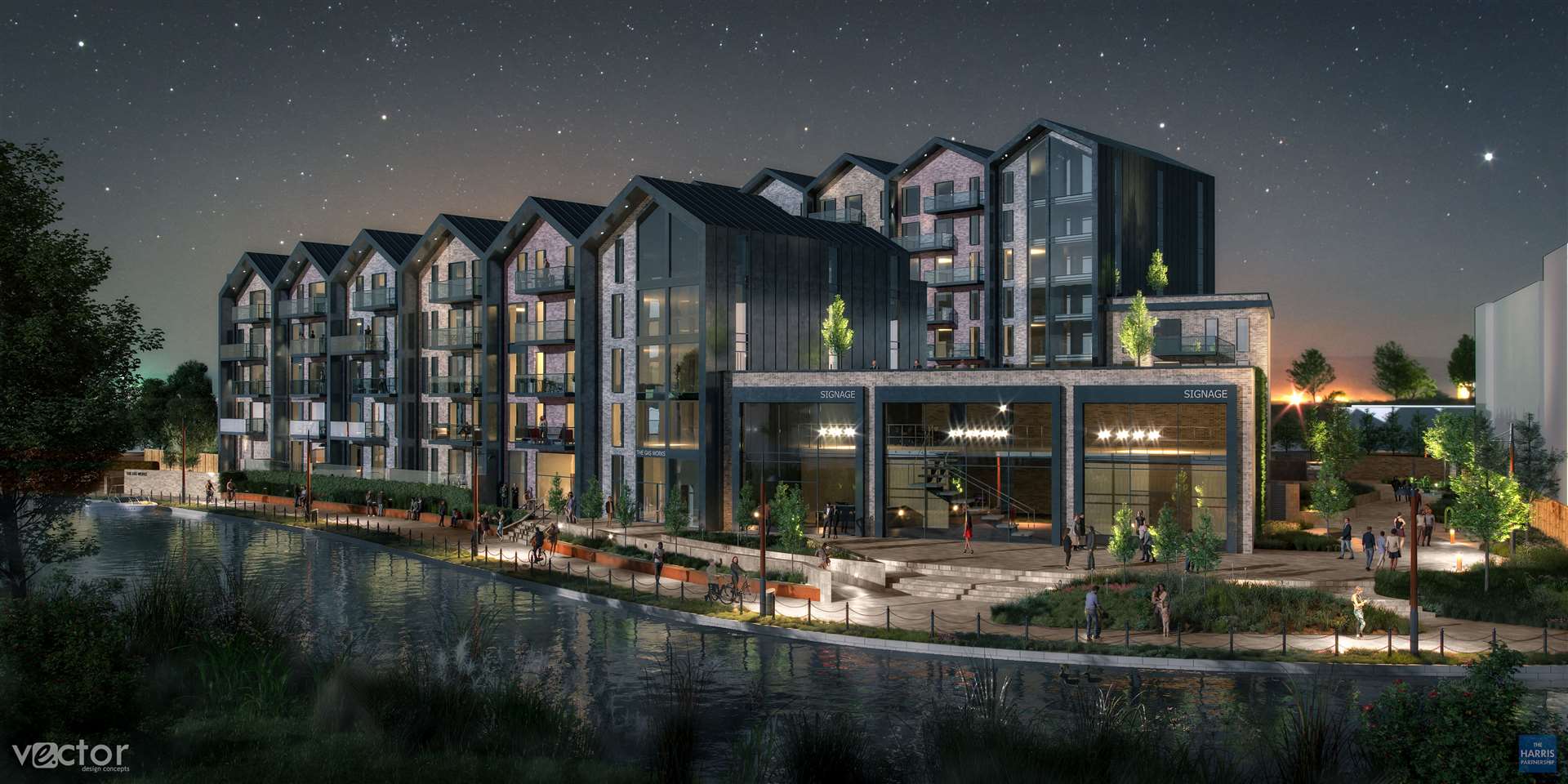 A CGI image of how the new Blueberry Homes apartment blocks at the Old Gas Works site in Tonbridge will look (50484722)