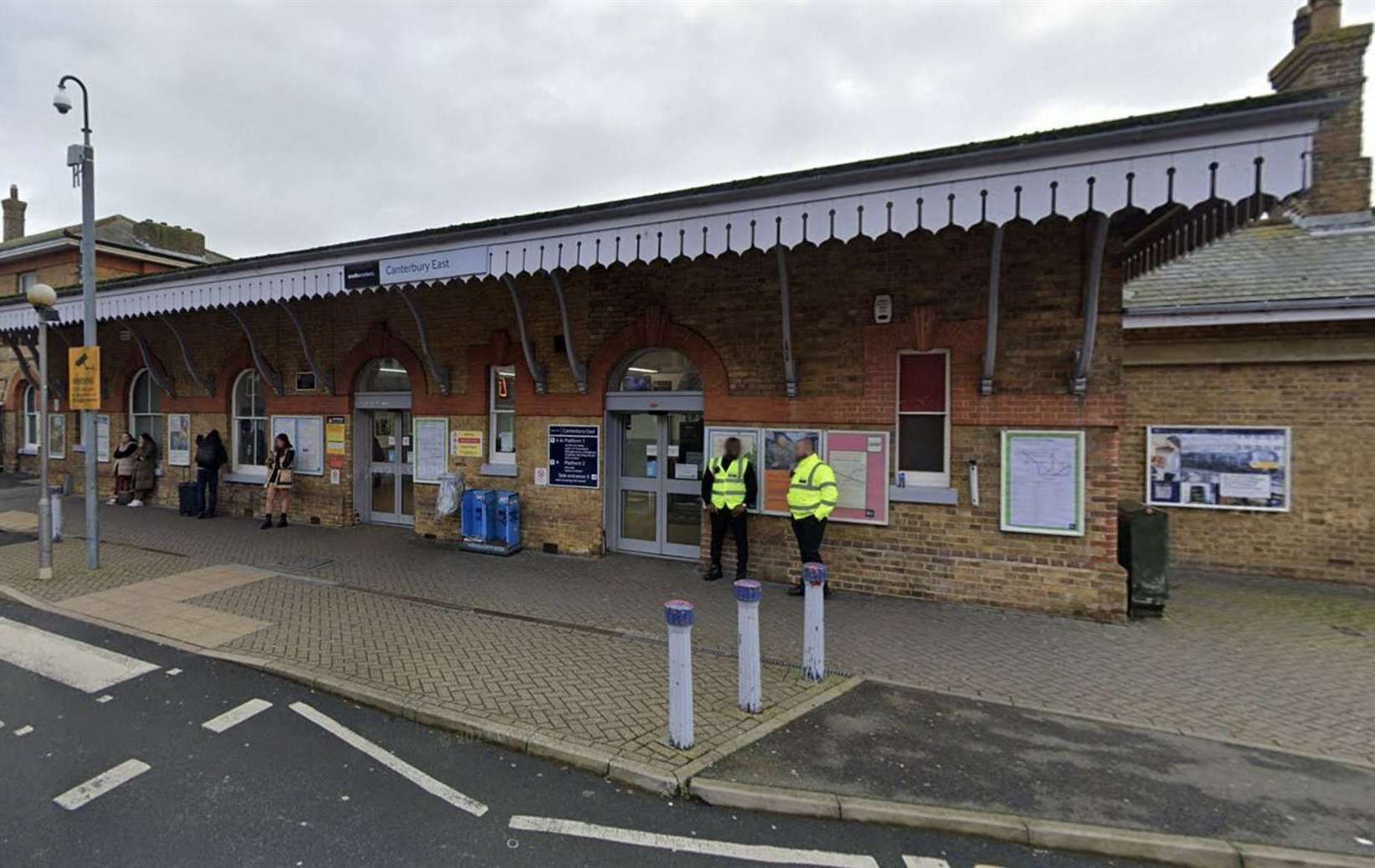 The couple were arrested at Canterbury East Station