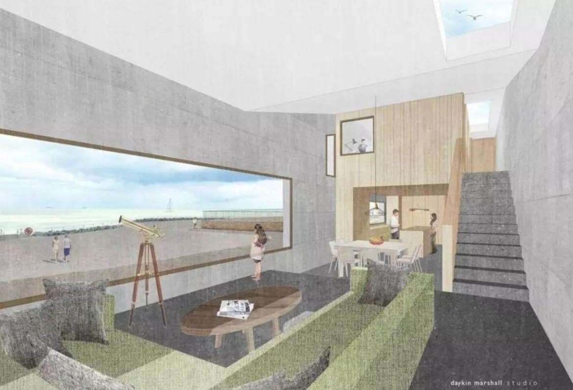 How the inside of the house could look. Picture: Daykin Marshall Studio