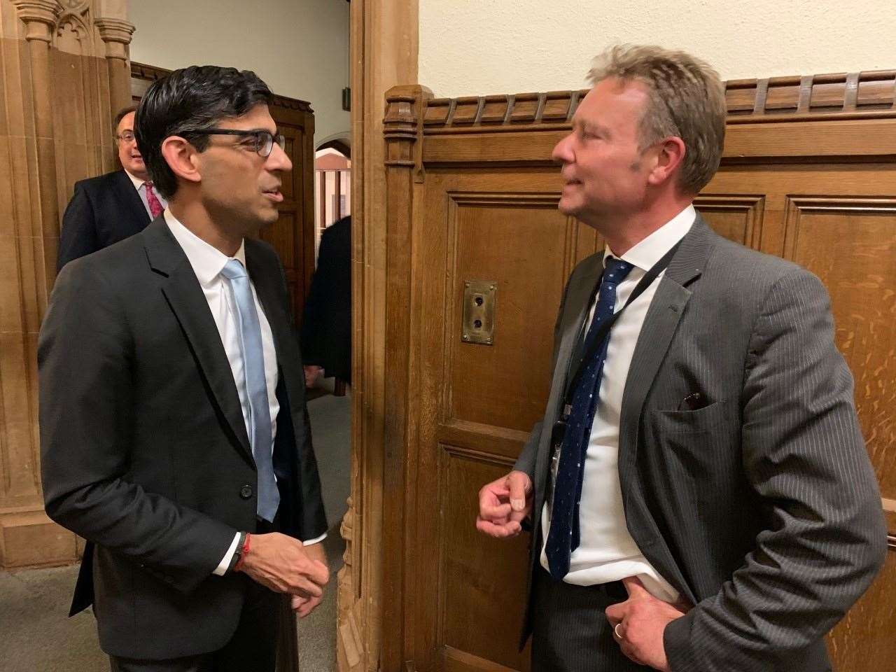 Craig Mackinlay (right) is calling on chancellor Rishi Sunak to cut beer duty