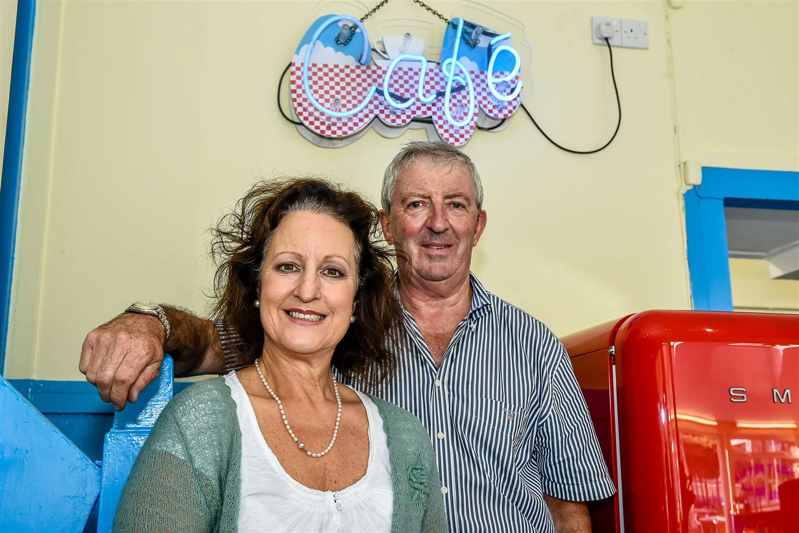 Patrick and Julie Breen have managed to get the cafe open again within a month