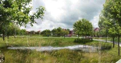 How one of the open space areas would look. Picture: Urban Wilderness