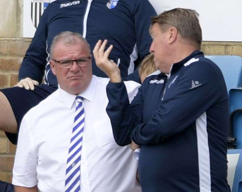 Manager Steve Evans is glad that he hasn't got a 'yes man' as an assistant Picture: Barry Goodwin