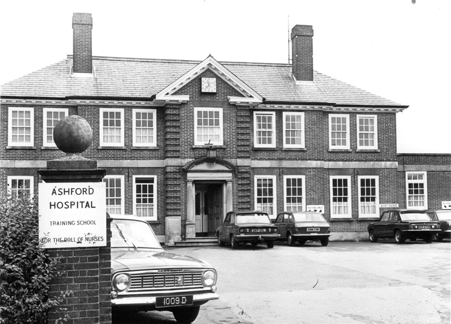 Kings Avenue hospital in Ashford pictured in 1974. The hospital was downgraded in 1978 when the new William Harvey Hospital at Willesborough opened but services remained until about 1993