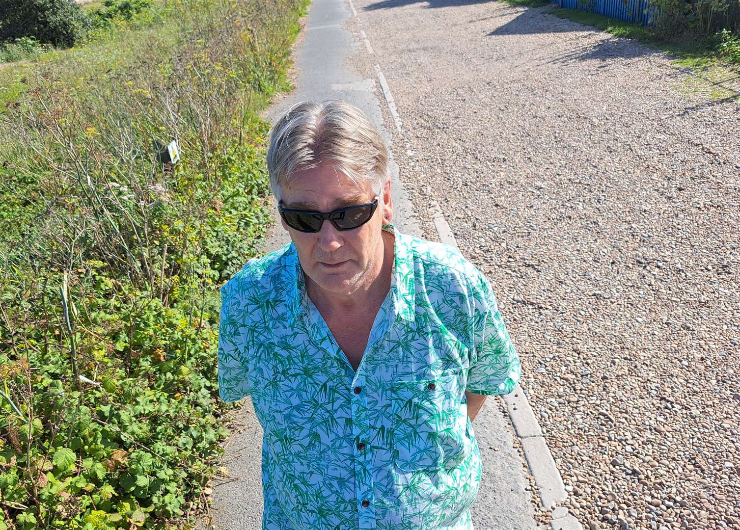 Neil Oldfield says the path is too narrow for bicycles and pedestrians