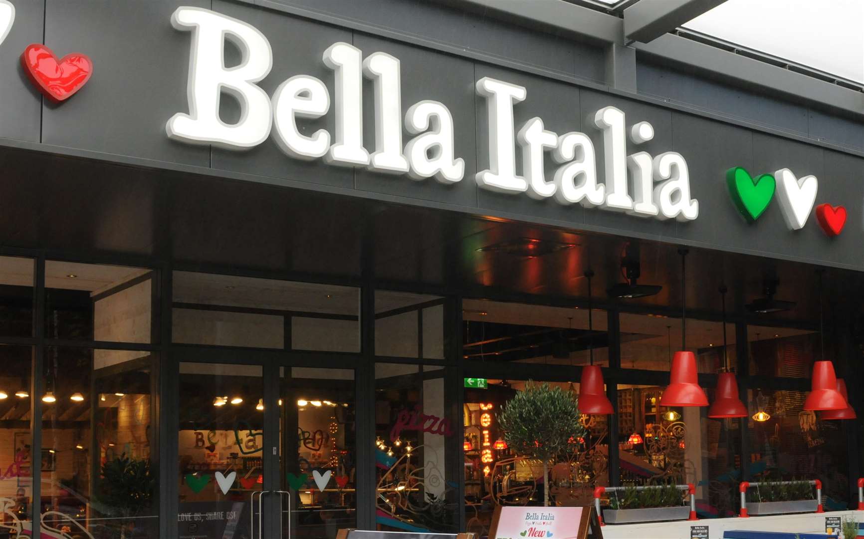 Kent's first Bella Italia, in Gillingham.Picture: Steve Crispe