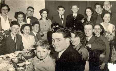 Memory Lane: Roy Cunliffe's 21st birthday party in 1953 which was interrupted by the floods Copied from KM publication "Images of Ashford"