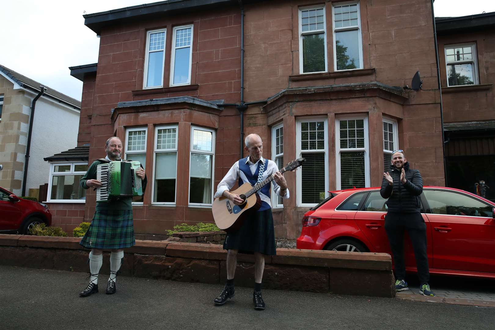 Many neighbours across Britain have joined together for the weekly Clap for Carers event (Andrew Milligan/PA)