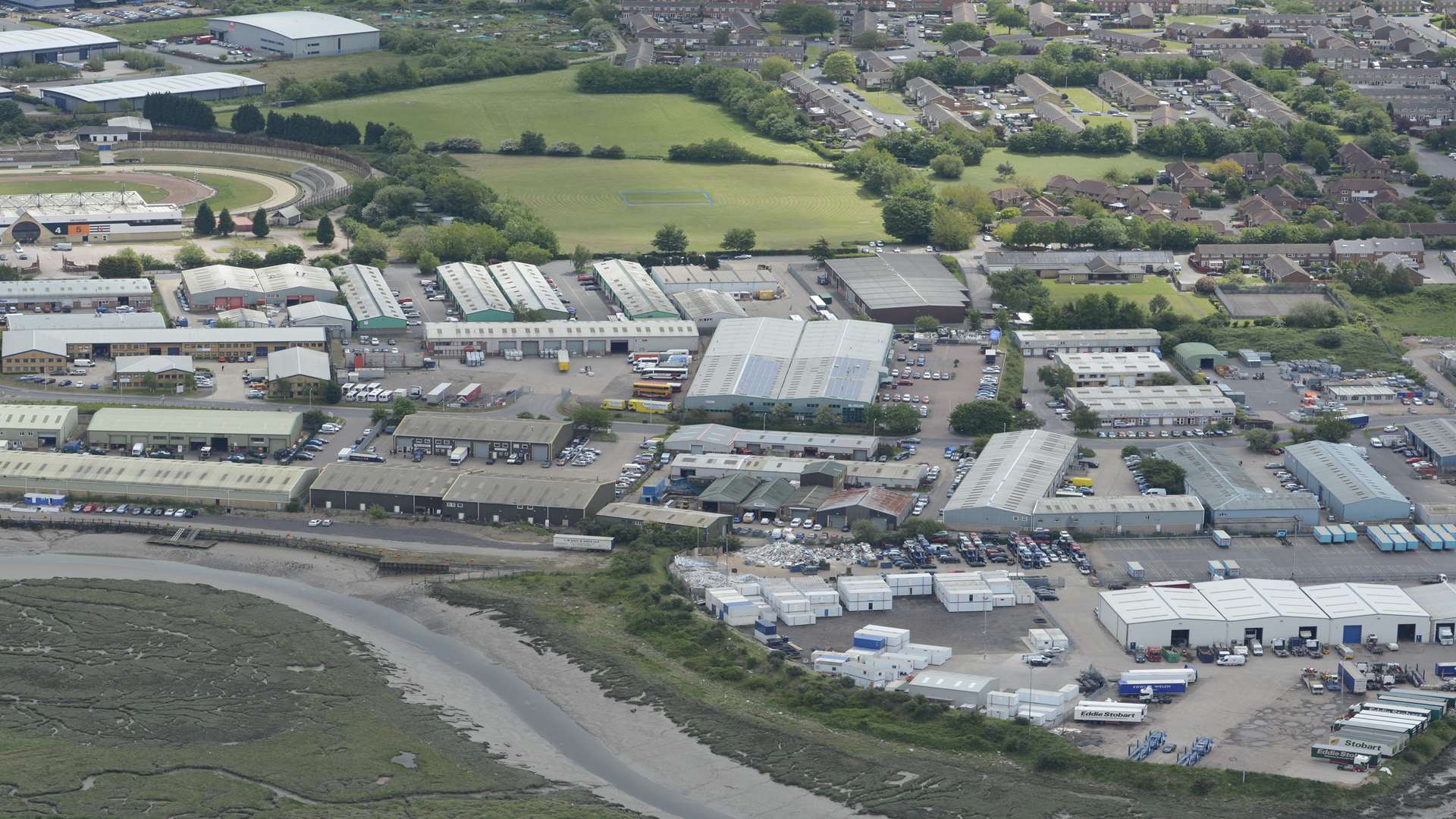 Bus services to the Eurolink Industrial Estate and Kemsley Fields could be improved. Picture courtesy of Simon Burchett