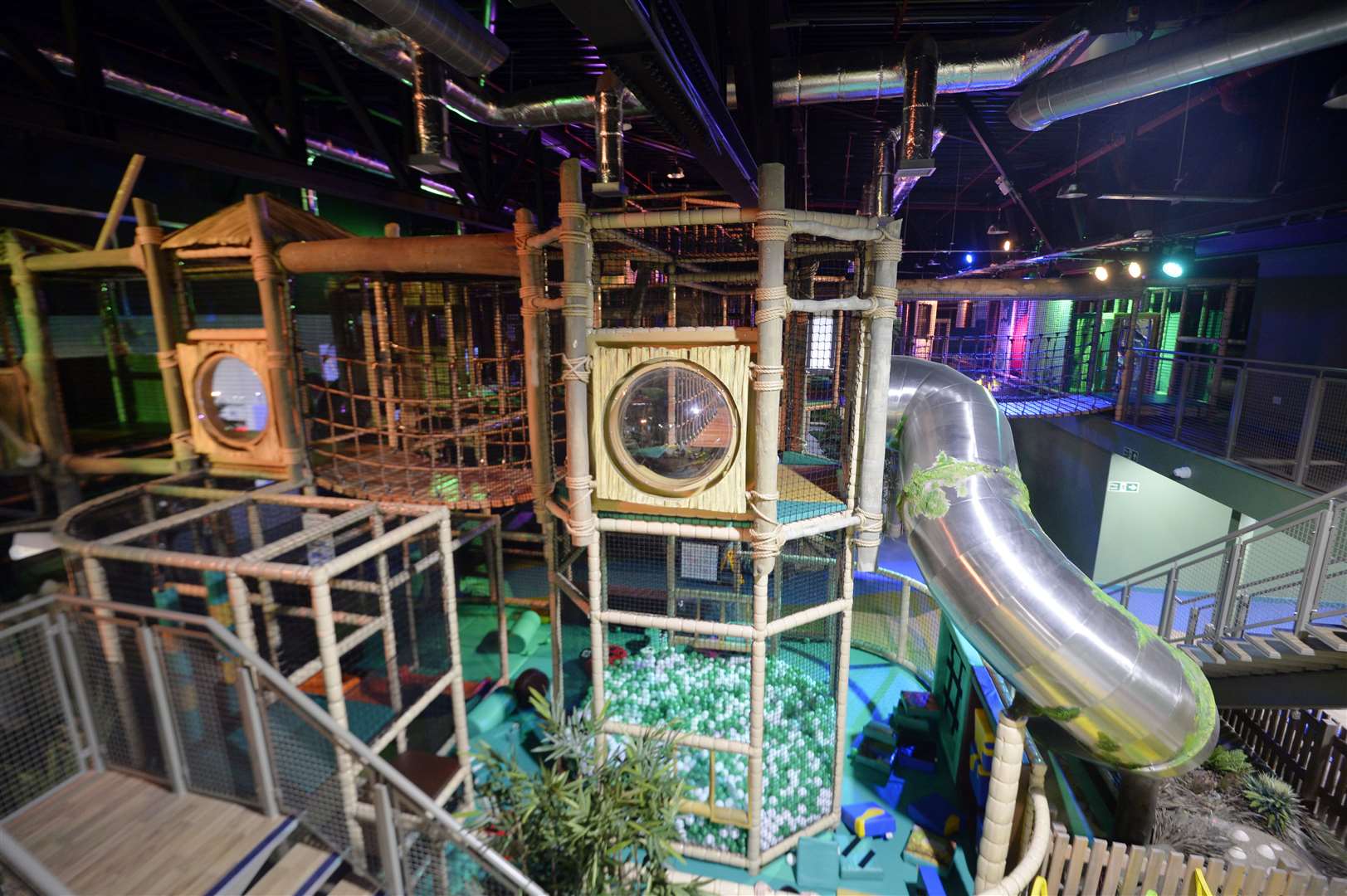 Dinotropolis is a dinosaur-themed play area for children to explore inside the shopping centre. Picture: The Imageworks