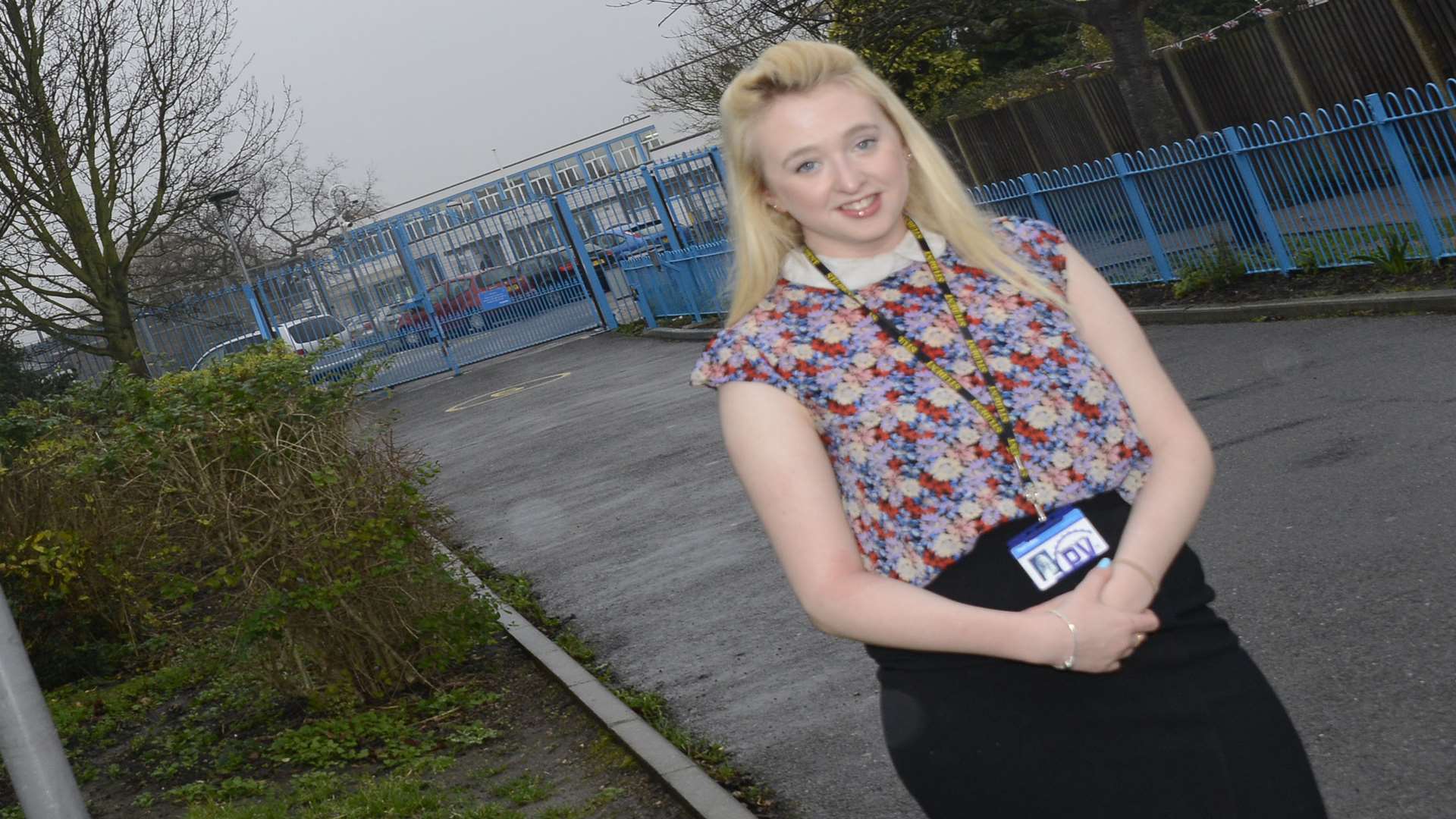 Year 12 pupil Bethany says she and her fellow students have been left distraught by KCC's plans. Picture: Paul Amos