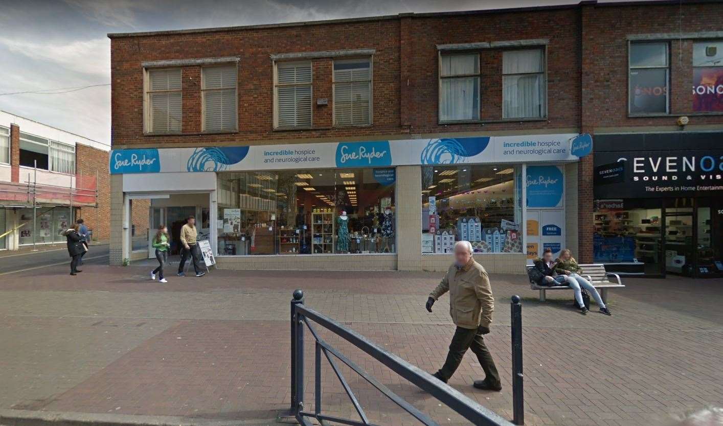 Maidstone charity shop Sue Ryder. Picture: Google