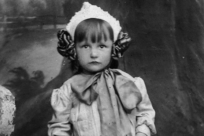 Ivy Woolcock, aged two-and-a-half