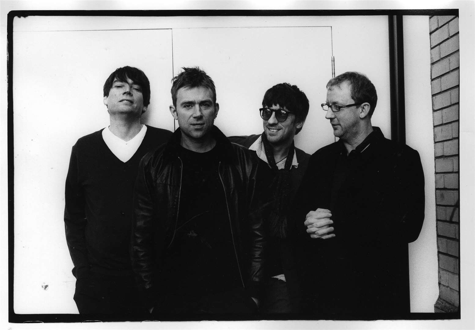 Blur, featuring Graham Coxon, second right, won big in 1995