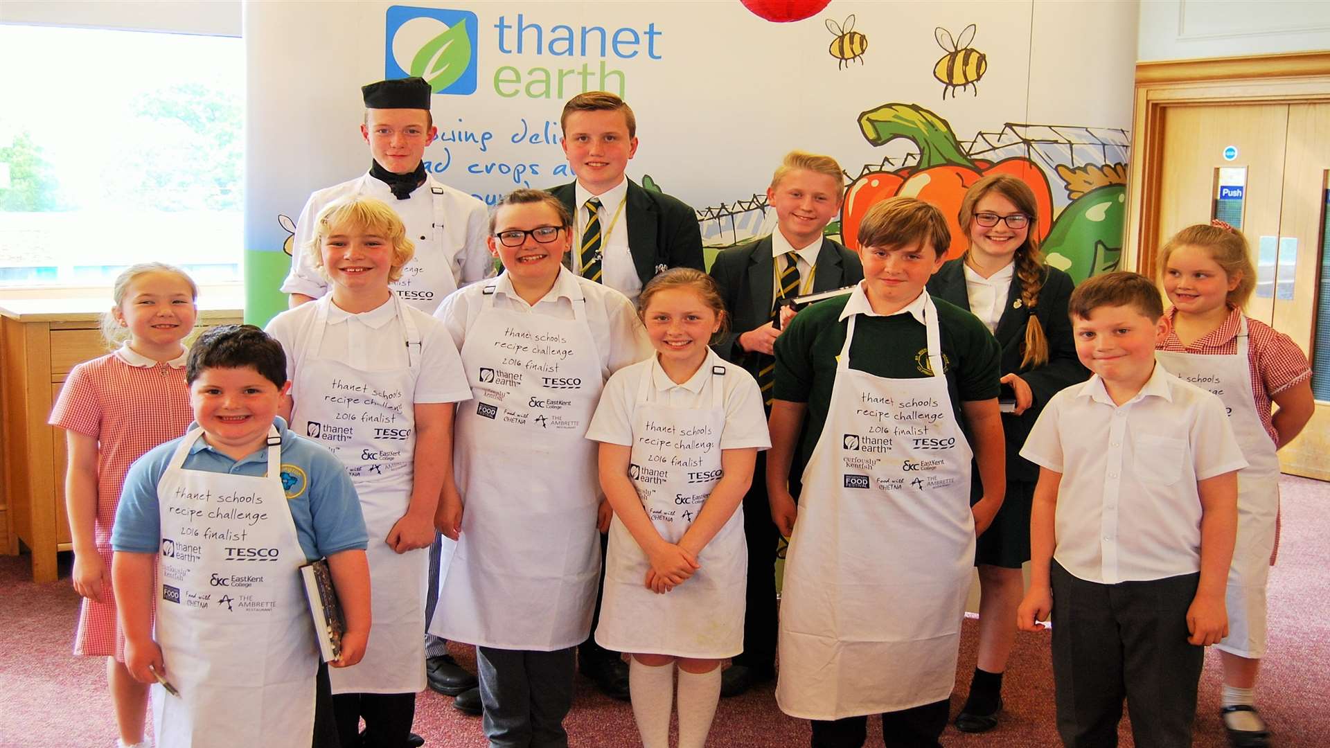 The 12 finalists represented a number of Thanet schools