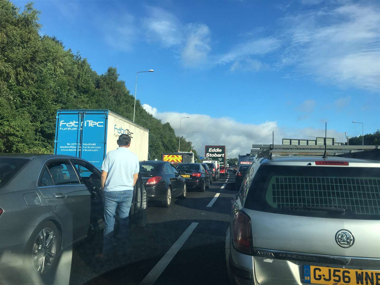 Motorists are facing huge delays along Rochester Road in Gravesend (3347646)