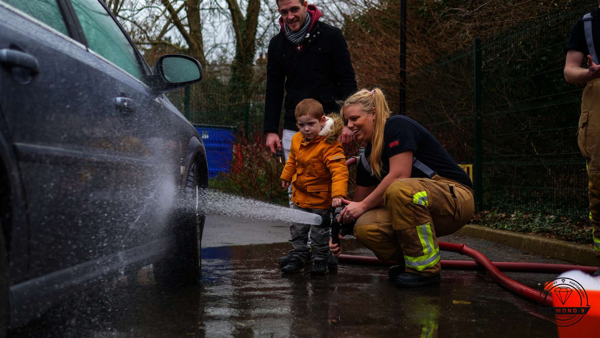 Nearly £1,000 was raised for The Fire Fighters Charity. Picture: Diamond 9 Productions