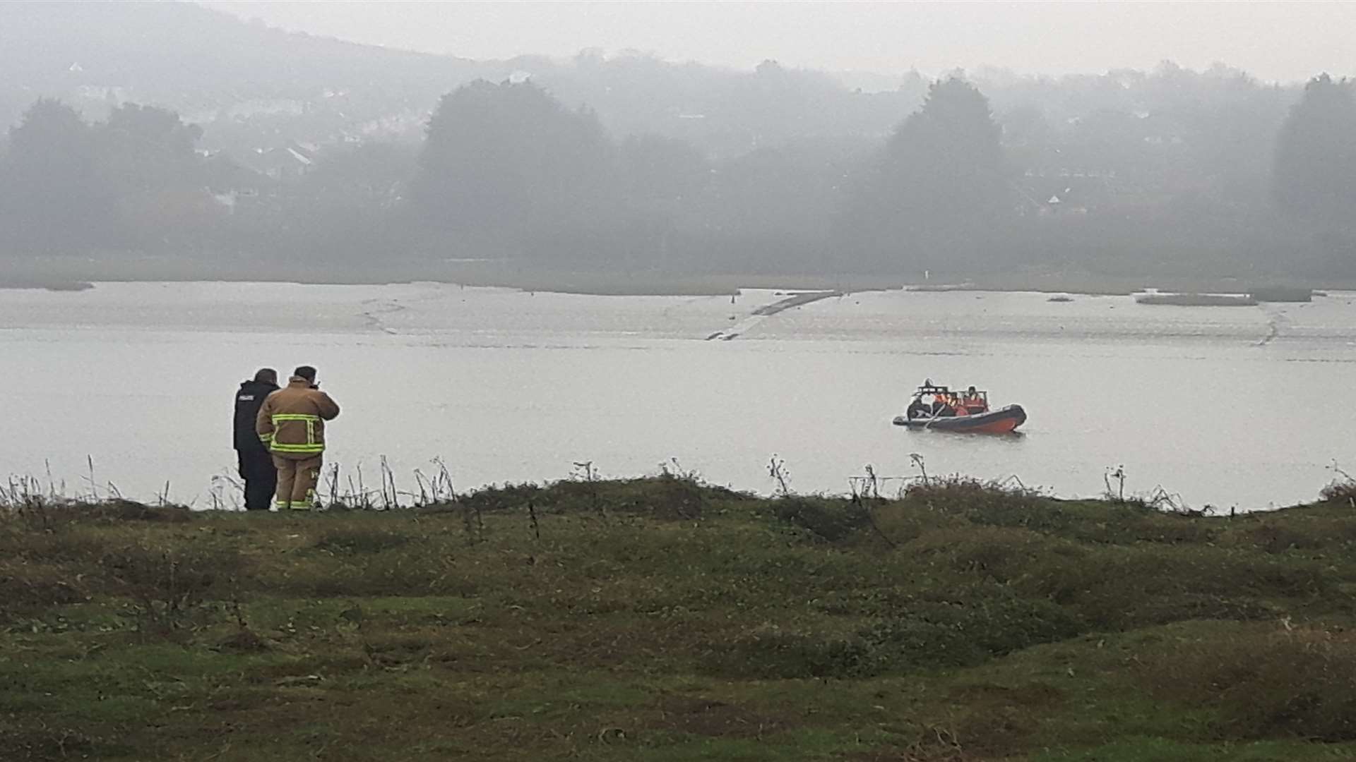 Kent Fire and Rescue Service searching the River Medway