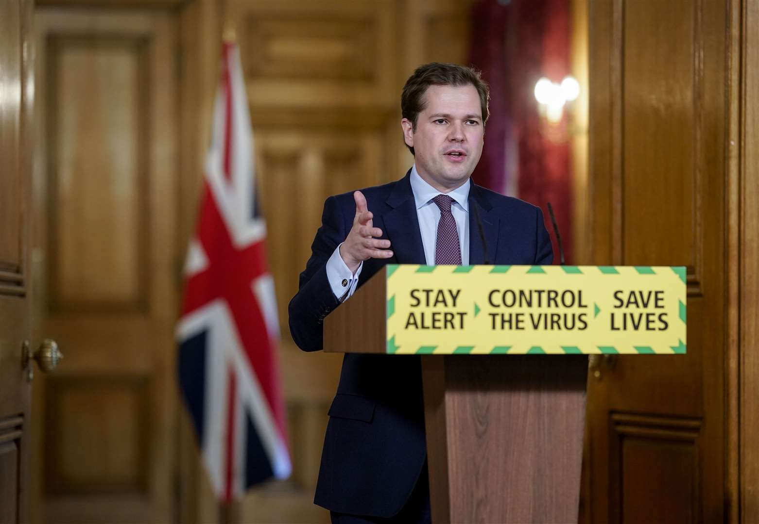 Housing, Communities and Local Government Secretary Robert Jenrick was criticised for driving to his Herefordshire home from London (Andrew Parsons/10 Downing Street/Crown Copyright)