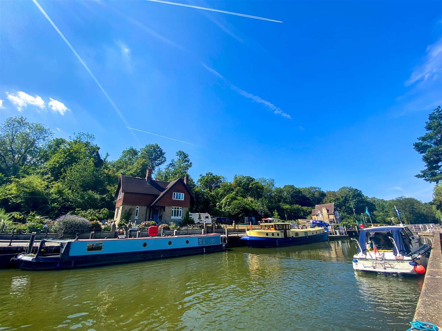 A stroll along Allington Lock with a pit stop at this café was a great way to spend the morning. Picture: Sam Lawrie