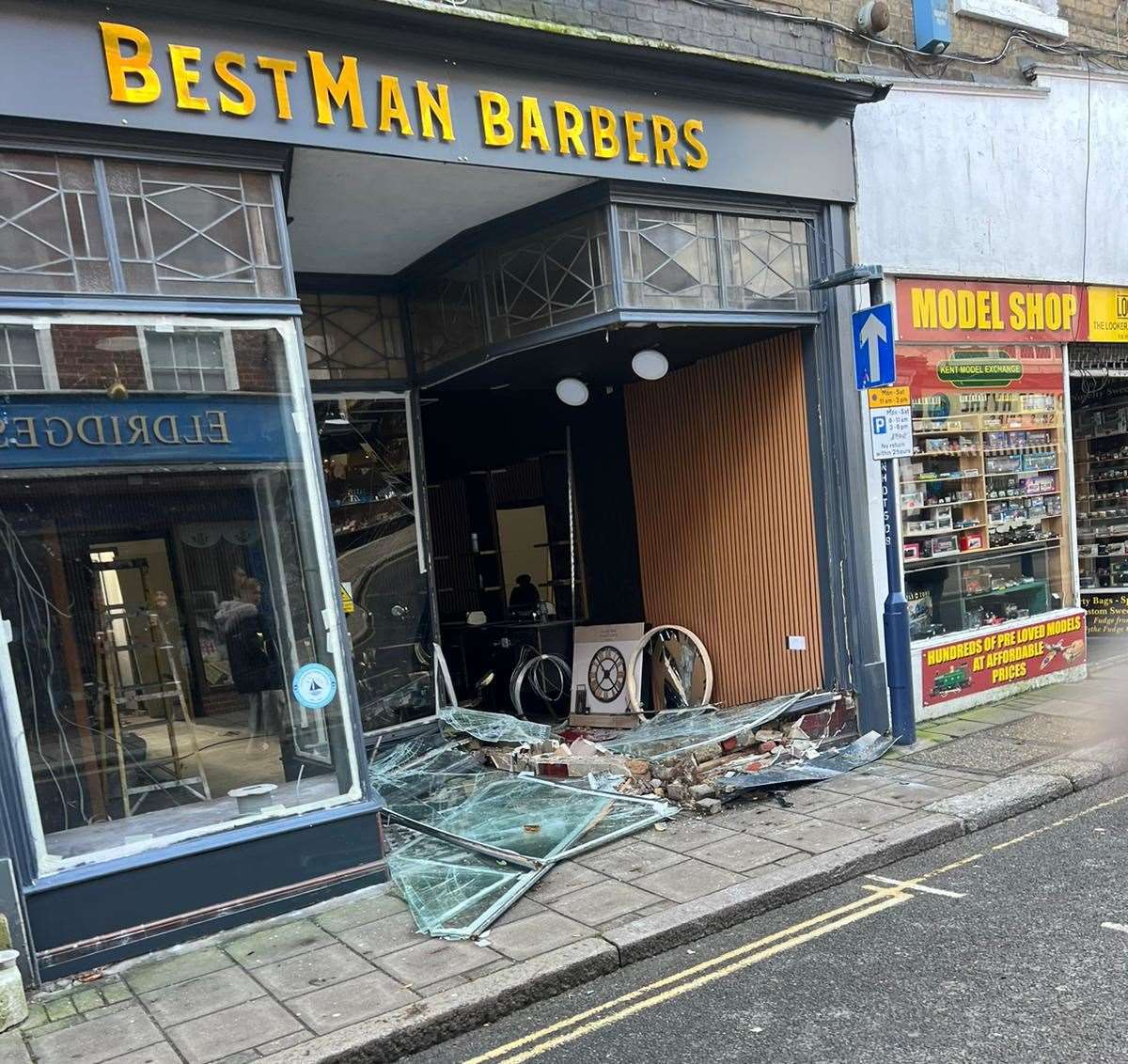 Mr Yakit estimates more than £10,000 worth of damage has been done to the building. Picture: Berkan Yakit