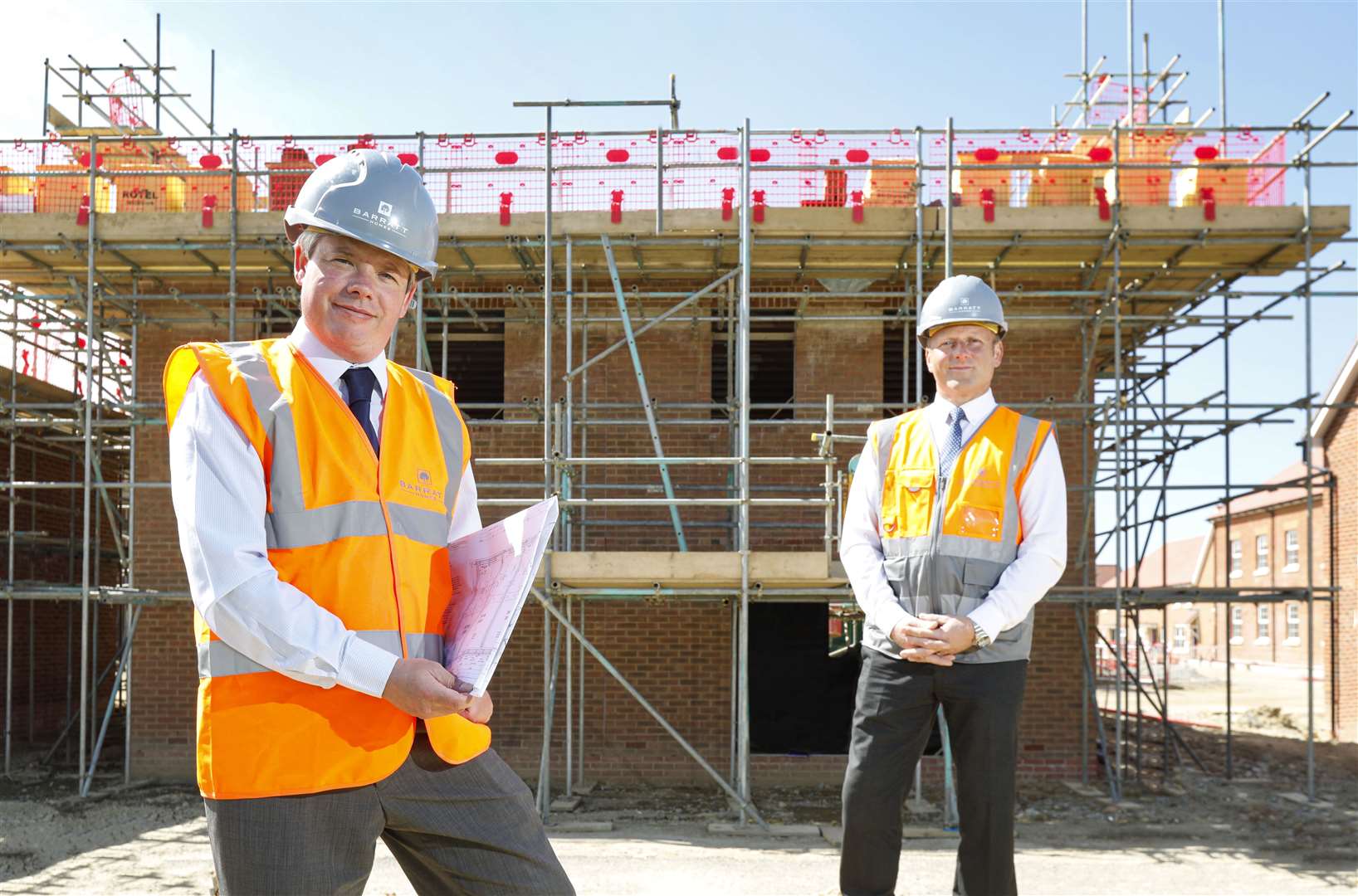 Barratt Homes has restarted construction